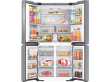 Frigorífico americano - Samsung RF65DG9H0ESREF, Triple Cooling, 183 cm, 636l, Dispensador de agua, Inox