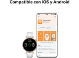 Smartwatch - Huawei Watch GT4, 46 mm, AMOLED, Hasta 14 días de autonomía, Plata