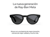 Gafas IA - Ray-Ban Meta Headliner (Gen 2), Negro mate, Lentes polarizadas en grafito degradado, Talla estándar