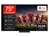 TV SQD-Mini LED 75 - TCL 75C8L, UHD 4K, MT9655, Smart TV, DVB-T2, Negro