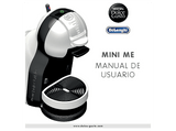 Cafetera de cápsulas - De'Longhi Mini Me 2 EDG335.W Nescafé Dolce Gusto, 1600W, 15 bar, 0.8 l, Thermoblock, Blanco