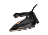 Plancha de vapor - Braun FI7276BK, Golpe de vapoR 250g, Depósito de agua 350 ml, Anti-goteo, Auto-Limpieza, Negro/Cobre