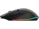 Ratón gaming - Trust GXT 110 Felox, Inalámbrico, 4800 dpi, 6 teclas, Autonomía 80h, Negro