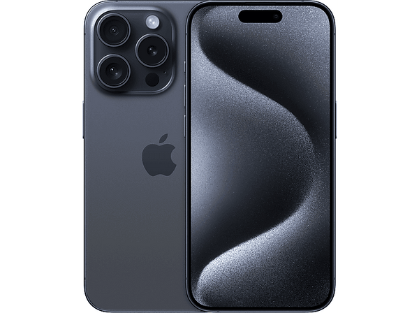 Apple iPhone 15 Pro, Titanio Azul, 256 GB, 5G, 6.1"  Pantalla Super Retina XDR, Chip A17 Bionic, iOS