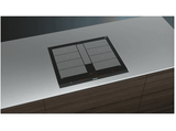 Placa inducción - Siemens EX675LYC1E iQ700, 2 zonas, 22.5 cm, Negro