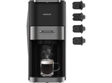 Cafetera de cápsulas - Cecotec FreeStyle Compact Dark, 4 en 1, Café molido y multi-cápsulas, 1200 W, 20 bares, 700 ml, Compacta, 2 tazas, Black