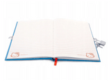 Libreta - Sherwood Hello Kitty, 240 hojas, Cierre con candado, Tapas duras con acabado en tela