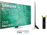 TV Neo QLED 85 - SAMSUNG TQ85QN85CATXXC, Neo QLED 4K, Neural Quantum Processor 4K, Smart TV, DVB-T2 (H.265), Bright Silver