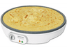 Crepera - Cecotec Fun Crepestone, 1000 W, 30.5cm, Revestimiento RockStone, Libre de PTFE y PFOA, Blanco