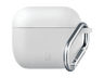Funda - CellularLine Bounce, Compatible con AirPods Pro 3, Silicona, Con Gancho, Blanco