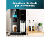 Cafetera superautomática - Cecotec Cremmaet CompactCcino Black, 19 bar, 1350 W, 400 ml, Altura regulable, Display táctil, Molinillo integrado, Black