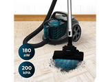 Aspirador sin bolsa - Cecotec Conga Rockstar Cyclonic XL ProAnimal, Potencia 900 W, Depósito 2.8 L, Doble filtro HEPA, 5 accesorios, Blue