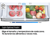 Frigorífico combi -  Samsung BESPOKE SMART AI RB38C7B6D22/EF, No Frost, 203 cm, 390l,  All Around Cooling, Metal Cooling, WiFi, Negro