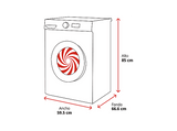 Lavadora carga frontal - Haier X7 Series HW120-B14367U-IB, 12 kg, 1400 rpm, Función Vapor, ABT Anti-bacterias, Blanco