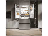 Frigorífico americano - Haier FD 83 HFR7819ENGC Cristal, No Frost, 190 cm, 504 l, My Zone Plus, Daylight, Glass Inox Look