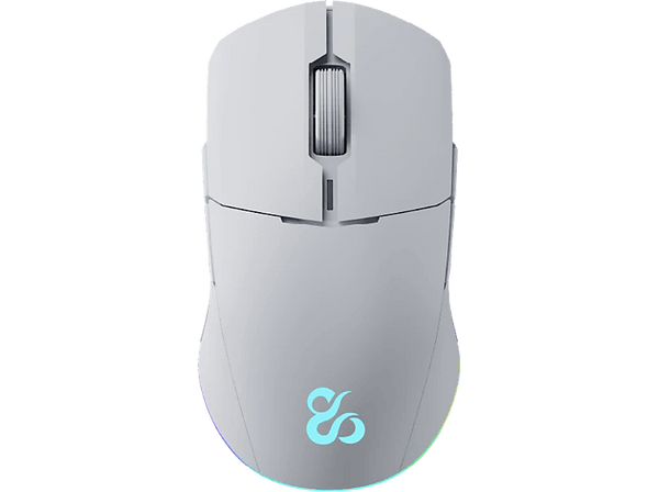 Ratón gaming - Newskill Chiron PRO, Inalámbrica, 1600 DPI, Ambidiestros, 56h Autonomía, Blanco
