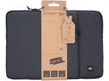 Funda portátil - ISY IST-1100-1-BK, 11, Tereftalato de polietileno reciclado, Para Portátiles de 10-11, Negro
