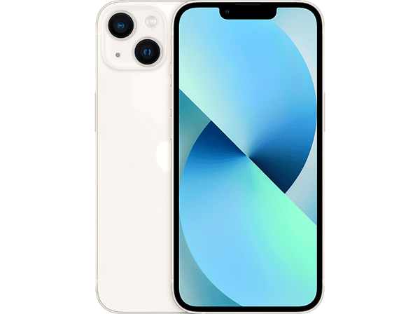 REACONDICIONADO Excelente Apple iPhone 13, Blanco estrella, 128 GB, 5G, 6.1" OLED Super Retina XDR, Chip A15 Bionic, iOS