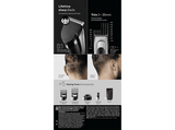 Cortapelos - Braun Series 7 HC7590, Memoria SafetyLock, 17 ajustes de longitud, 2 peines, Base de carga, 50 min autonomía , Gris