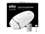 Depiladora IPL - Braun Luz pulsada Silk·expert Mini, PL1114, Depilación en casa,