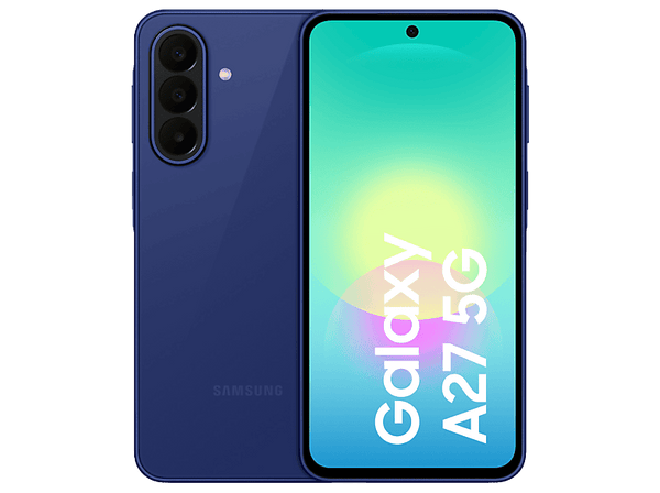 Móvil - Samsung Galaxy A27 5G, Azul, 256 GB, 8 GB RAM, 6.7" FHD+ Super AMOLED, Qualcomm Snapdragon 6 Gen 3, 5000 mAh, Android 16