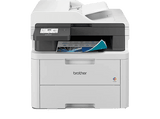 Impresora multifunción - Brother DCPL3560CDW, Láser, 26 ppm a color y monocolor, WiFi, Doble cara, Gris