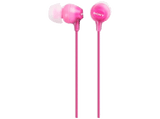 Auriculares de botón - Sony MDR-EX15LPPI, 8Hz - 22.000Hz, 100dB/mW, Botón, Tapones de Silicona, Iman de Neodimio, Rosa