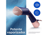 Plancha de vapor vertical - Philips Serie 5000 STH5030/20 1400W, Salida vapor 24 g/min, 200 ml, Calentamiento 35s, Cabezal Inclinable, Anti Bacterias