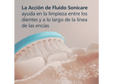 Recambio para cepillo dental - Philips Sonicare For Kids HX6044/90, x4 Cabezales de recambio, Diseñado para niños +7 años, Blanco