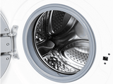 Lavadora carga frontal - Midea MF100W80BA/W-ES, 8 kg, 1400 rpm, 15 Programas, 72dB(A), 47.5 cm Profundidad, Blanco