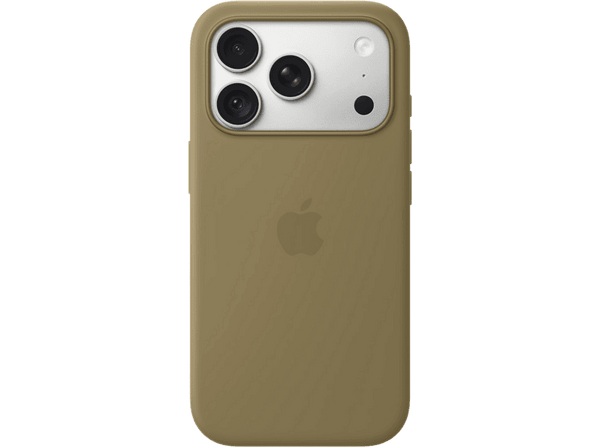 Apple funda de silicona con MagSafe para el iPhone 18 Pro, Verde oliva
