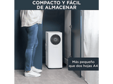 Aire acondicionado portátil - RowentaTurbo Cool AU5020, 2500 fg/h, 2500 W, 83 m³, Filtro antipolvo, Kit sellado ventanas y conducto de escape, Blanco