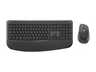 Pack Teclado + Ratón - Logitech Signature MK880, Inalámbrico, Bluetooth, Reposamanos, Multidispositivo, PC-Mac, Personalizable, Negro