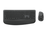 Pack Teclado + Ratón - Logitech Signature MK880, Inalámbrico, Bluetooth, Reposamanos, Multidispositivo, PC-Mac, Personalizable, Negro