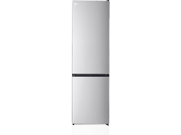 Frigorífico combi - LG GBM22HSADH, No Frost, 200 cm, 336 l, Multi Air Flow, Custom Fresh, Inox antihuellas