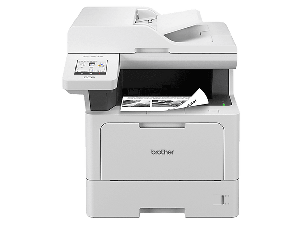 Impresora láser - Brother MFC-L5710DN, Multifunción, Monocromo, Doble Cara, 48 ppm, Pantalla táctil de 8.9 cm