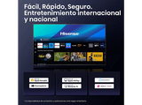 TV LED 50 - Hisense 50A6Q, UHD 4K, Quad Core/MT9603,  IA 4K Upscaler, Modo Juego Plus, Control por voz, Negro
