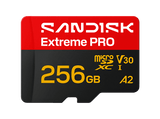 Tarjeta Micro SD - SANDISK Extreme Pro, 256 GB, Hasta 250 MB/s de lectura, 5K y 4K UHD, V30, A2, U3, UHD-I, Adaptador SD, Negro