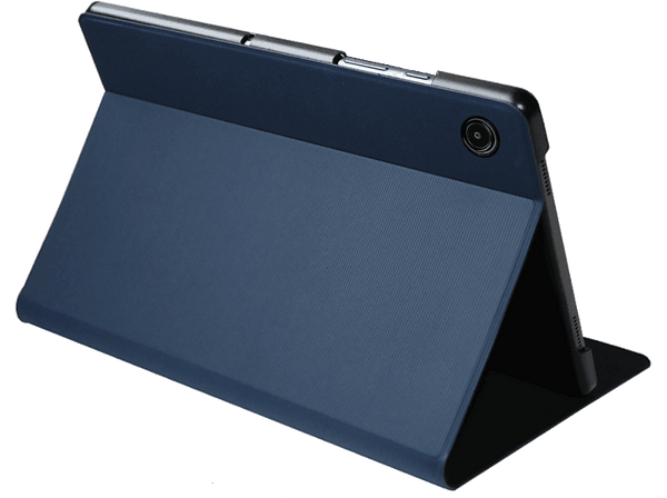 Funda tablet - Silver HT Samsung A9+, Para 11", Poliuretano y Microfibra, Antideslizante, Azul