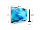 TV LED 75 - Samsung TU75U8075HUXXC, UHD 4K, Crystal Processor 4K, Smart TV, Wifi, Negro