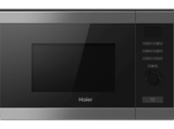 Microondas integrable - Haier Series 2 HWO38MG2HXB, Grill, 1450W, 8 niveles, 25l, Bloqueo de seguridad, Negro