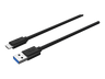 Cable adaptador - ISY IUC-1033, Universal, USB-A a USB-C, 5 Gbps, 0.75m, Negro