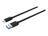 Cable adaptador - ISY IUC-1033, Universal, USB-A a USB-C, 5 Gbps, 0.75m, Negro