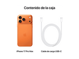 Apple iPhone 17 Pro Max, Naranja cósmico, 256 GB, 5G, 6.9  OLED Super Retina XDR, Chip A19 Pro, iOS