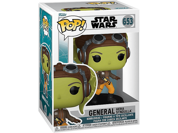 Figura Funko Pop! - Ahsoka (Star Wars): General Hera Syndulla, Vinilo, 10 cm