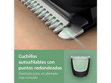 Afeitadora corporal - Philips MG3935/15 ALL IN ONE, 7, Recortadora 7 en 1, Cuerpo y Barba, Uso en seco/húmedo, Autonomía 70 min., Negro