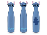 Termo - Pyramid Disney Stitch, 500 ml, Tapón con la cara de Stitch, Solo bebidas frias o templadas