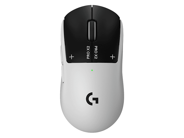 Ratón gaming - Logitech G Pro X2 Superstrike, USB, Lightspeed, 44.000ppp, Botones programables, Sistema inductivo háptico, 90h, Negro