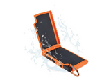 Powerbank - Xtorm XR105, 10000 mAh, 20W, 1x USB-C, 2x USB-A, Solar, Negro/Naranja