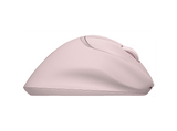 Ratón inalámbrico - HP Tilt Ergonomic Pink Mouse 720M, Inalámbrica, 1600 DPI, Rosa